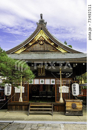 ならまち 御霊神社 拝殿 奈良県奈良市 ならまち 御霊神社 拝殿 奈良県奈良市 73492511