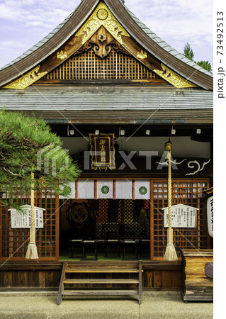 ならまち 御霊神社 拝殿 奈良県奈良市 ならまち 御霊神社 拝殿 奈良県奈良市 73492513