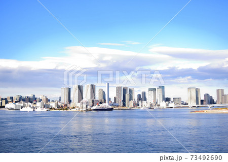 晴海埠頭 豊洲大橋方面 都市風景 73492690