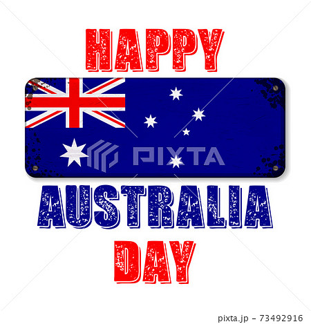 Happy Australia nameplate Happy Australia nameplate 73492916