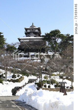 令和3年豪雪6日後の丸岡城（福井県 坂井市 丸岡町） 73494446