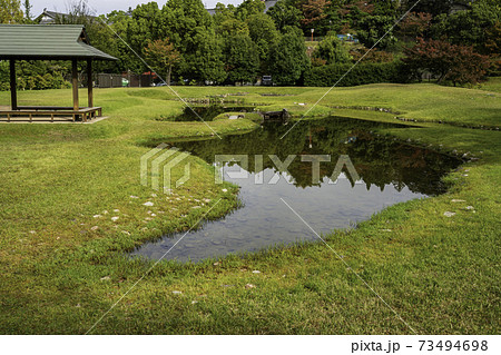 旧大乗院庭園 奈良県奈良市の写真素材