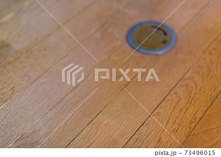 床のワックス塗布　リペア 73496015