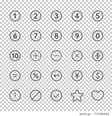 25 Icon Set No.09 (Mathematics) 25 Icon Set No.09 (Mathematics) 73496880