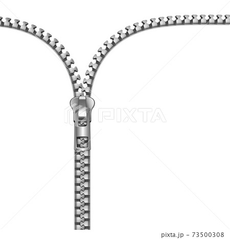 Zipper Realistic Illustration Zipper Realistic Illustration 73500308