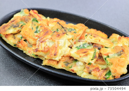 美味しい海鮮チヂミ 美味しい海鮮チヂミ 73504494