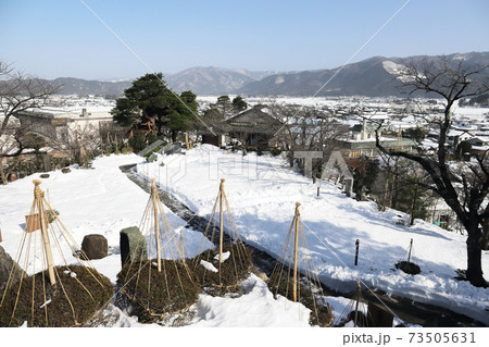 令和3年豪雪6日後の丸岡城(福井県 坂井市 丸岡町) 令和3年豪雪6日後の丸岡城(福井県 坂井市 丸岡町) 73505631