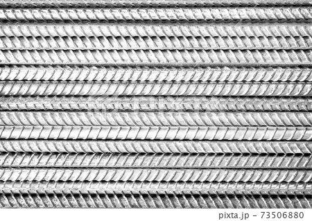 Rebar texture. Rusty rebar for concrete pouring. 73506880