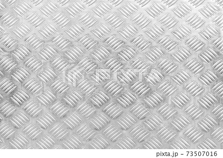 Aluminum plate texture with diamond pattern background 73507016