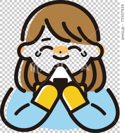 A girl who eats onigiri A girl who eats onigiri 73507939