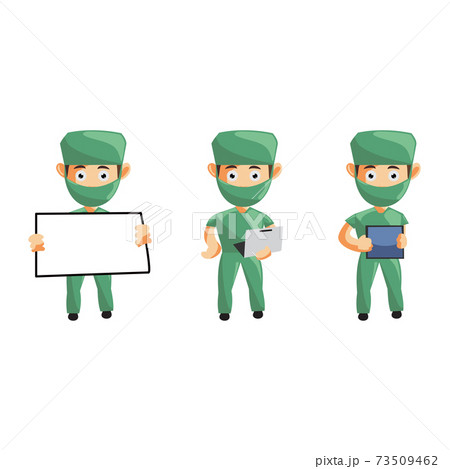 Nurse Man hospital character clothes healthcare mascot Set Nurse Man hospital character clothes healthcare mascot Set 73509462