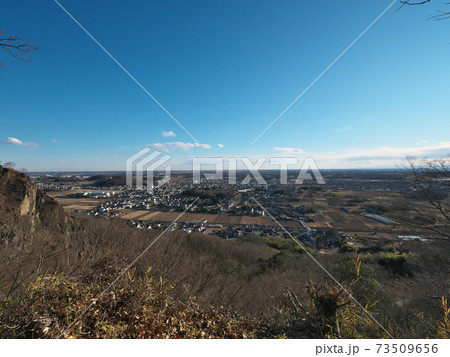 岩船山からの眺望　岩舟駅周辺 73509656
