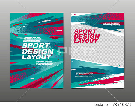 Sport Design Layout Template Design Sport のイラスト素材