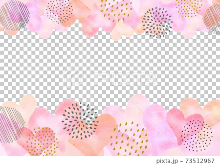 心背景手繪粉紅色 73512967