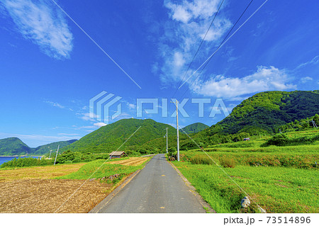 京都　袖志の棚田（初秋）　　　 73514896