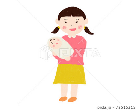 弟が生まれた女の子 73515215