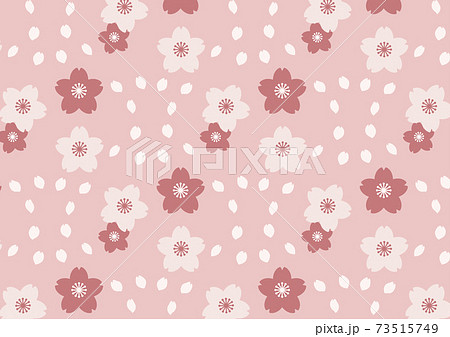 春らしい桜のパターン 春らしい桜のパターン 73515749