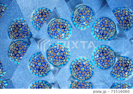 珊瑚のガラス文鎮・万華鏡4 73516060