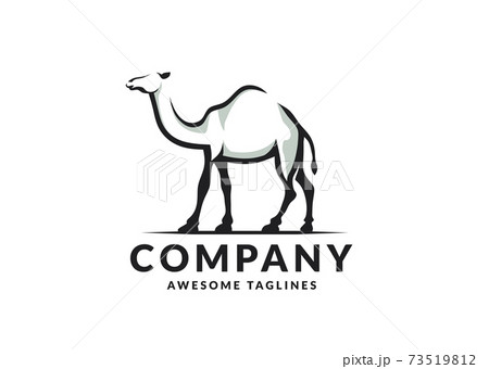 Creative Simple Vector Of Camel Logo Design のイラスト素材