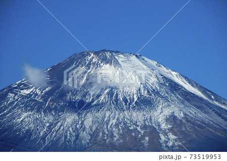 雪の少ない富士山(鮎沢パーキングエリアからの眺め) 雪の少ない富士山(鮎沢パーキングエリアからの眺め) 73519953