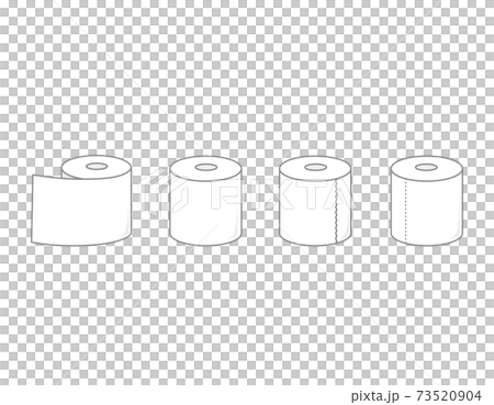 Vector illustration of toilet paper Toilet supplies 73520904