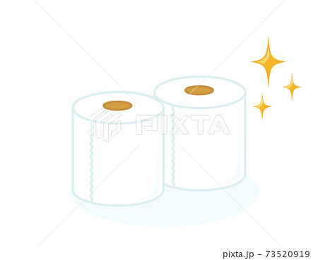 トイレットペーパーのベクターイラスト トイレ用品のイラスト素材
