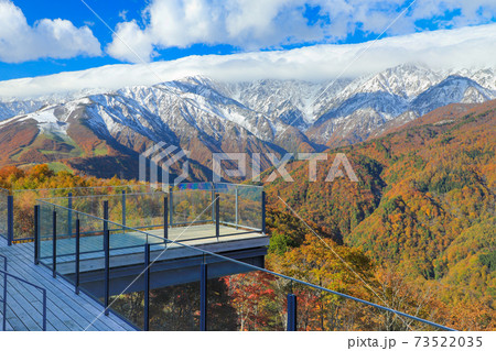 絶景テラス「ハクバ マウンテンハーバー」　三段紅葉 73522035