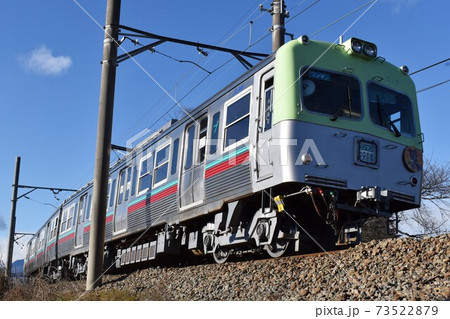 冬空の北関東をゆく上毛電気鉄道700型 73522879