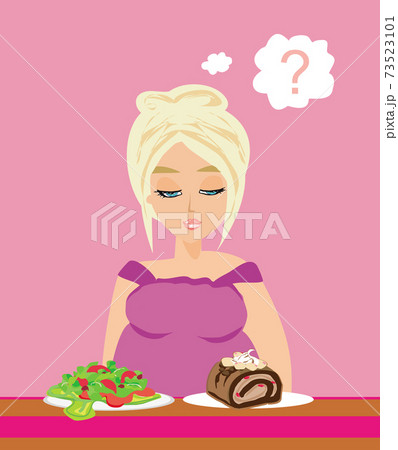 obese girl on a diet 73523101