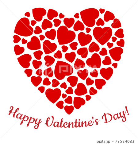 Valentines day card heart Valentines day card heart 73524033
