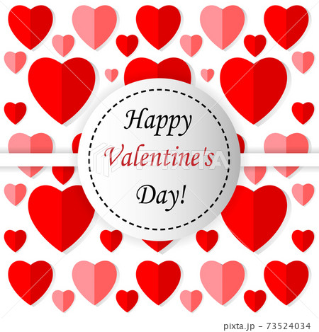 Valentines day card heart Valentines day card heart 73524034