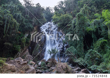 Mae Tia Waterfall is the most beautiful waterfall in Ob Luang National Park,Doi Kaeo, Chom Thong,Chiang Mai ,Thailand 73524848