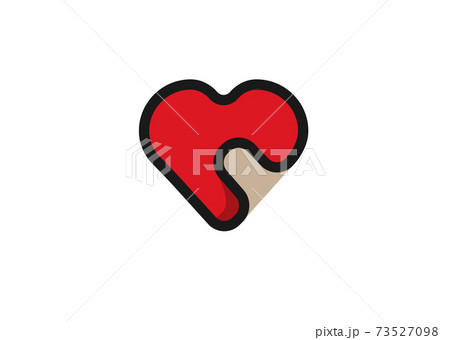 Heart icon. Simple heart, love logo. The iconic sign of love. Heart icon vector 73527098