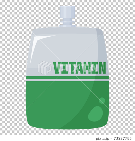 飲むゼリーのイラスト_ビタミン 飲むゼリーのイラスト_ビタミン 73527795