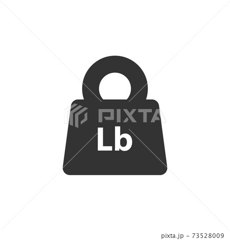 Lb, Lbs weight mass black simple flat icon Lb, Lbs weight mass black simple flat icon 73528009
