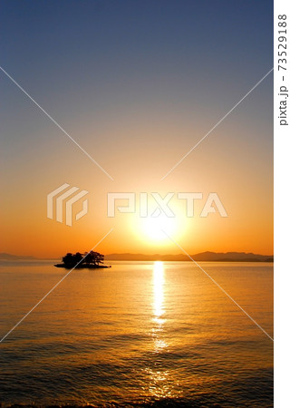 《島根県》宍道湖の夕景 73529188
