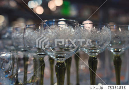 wine glass bokeh photography