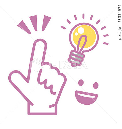 ひらめきサイン 73534972