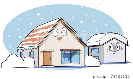 大屋根-豪雪地帯の積雪に耐える 73535156