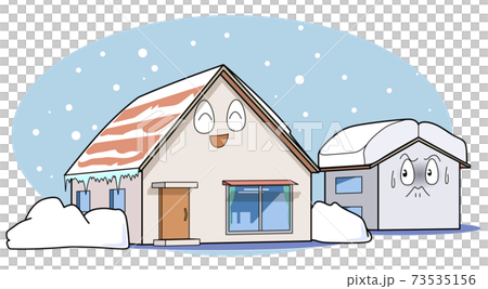 大屋根-豪雪地帯の積雪に耐える 73535156