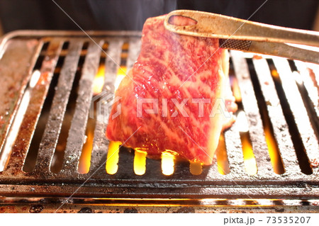 国産黒毛和牛イチボスライス焼肉 73535207