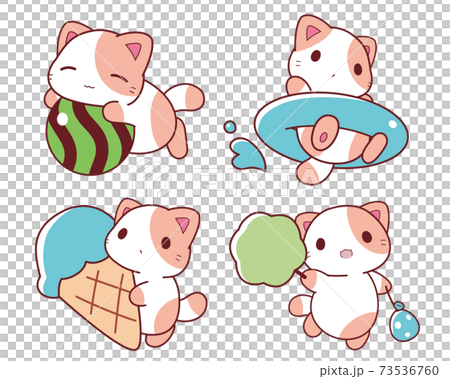 夏の猫さんセット 73536760