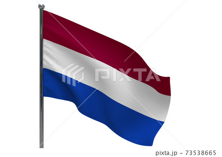 netherlands flag on pole icon netherlands flag on pole icon 73538665