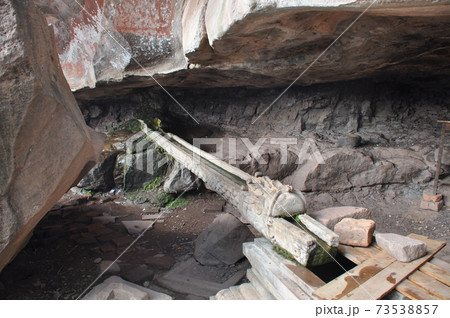 龍デザインの水道4(ワット・プー寺院) 龍デザインの水道4(ワット・プー寺院) 73538857