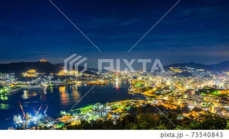 長崎の夜景(鍋冠山) 長崎の夜景(鍋冠山) 73540843