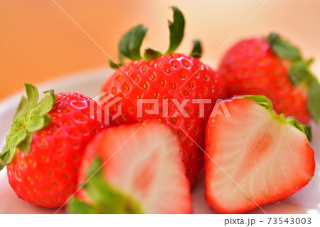 真っ赤で美味しそうなイチゴ・恋みのりイメージ 真っ赤で美味しそうなイチゴ・恋みのりイメージ 73543003