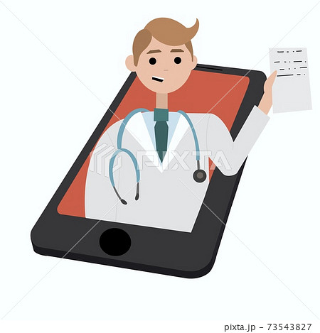 Doctor with online medical consultation concept, remote Healthcare services, Ask a doctor. Doctor with online medical consultation concept, remote Healthcare services, Ask a doctor. 73543827