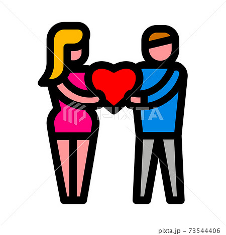 Love Relationship Icon Love Relationship Icon 73544406