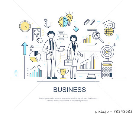Characters People And Business To Business のイラスト素材