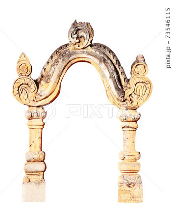 Old stone door with carved ornament, Myanmar (Burma) Old stone door with carved ornament, Myanmar (Burma) 73546115